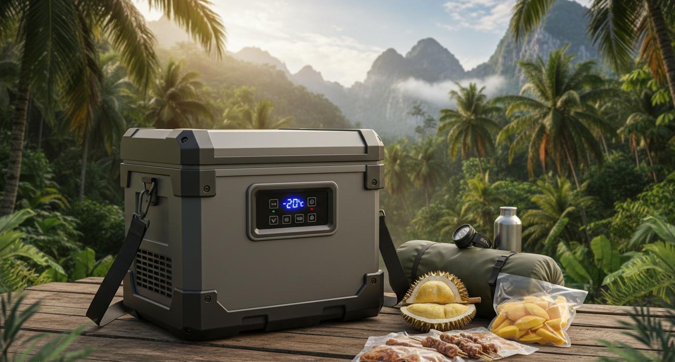 Southeast Asian Camping Retailers Source Portable Freezers -20C Deep Cooling and 30L