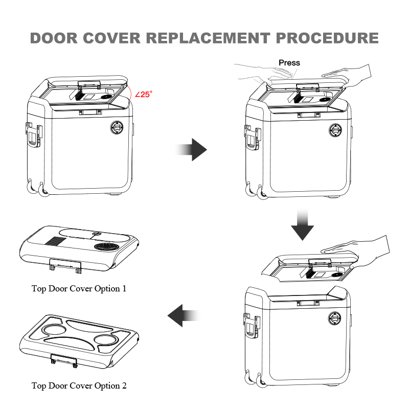 新款cooler主图40L门盖更换